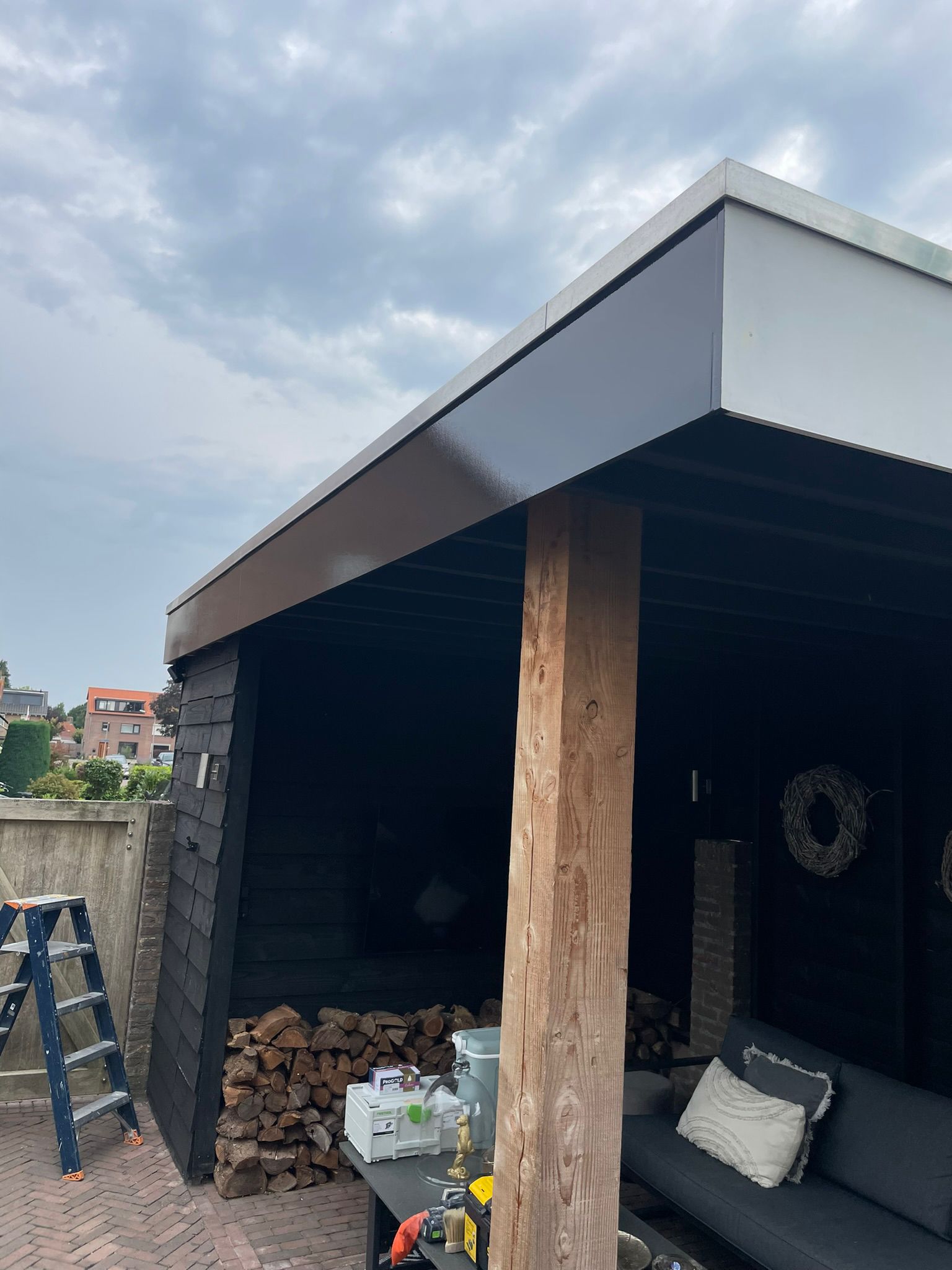 Geschilderde overkapping