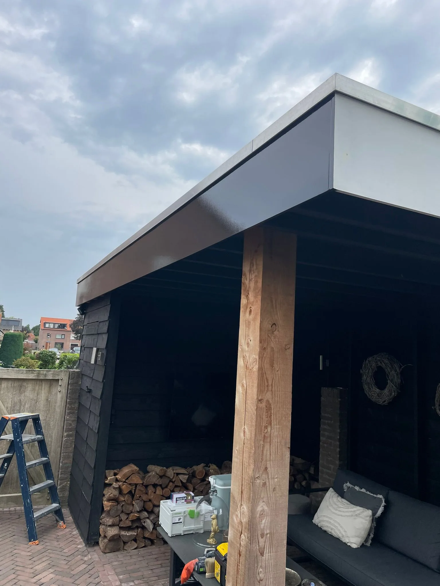 Geschilderde overkapping